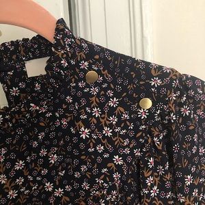 Ann Taylor LOFT floral blouse